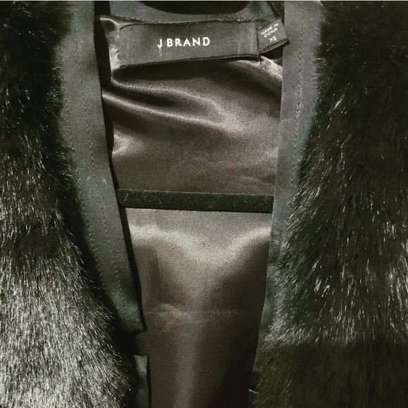 J Brand Faux Fur Jacket ✫ - Picture 2 of 3